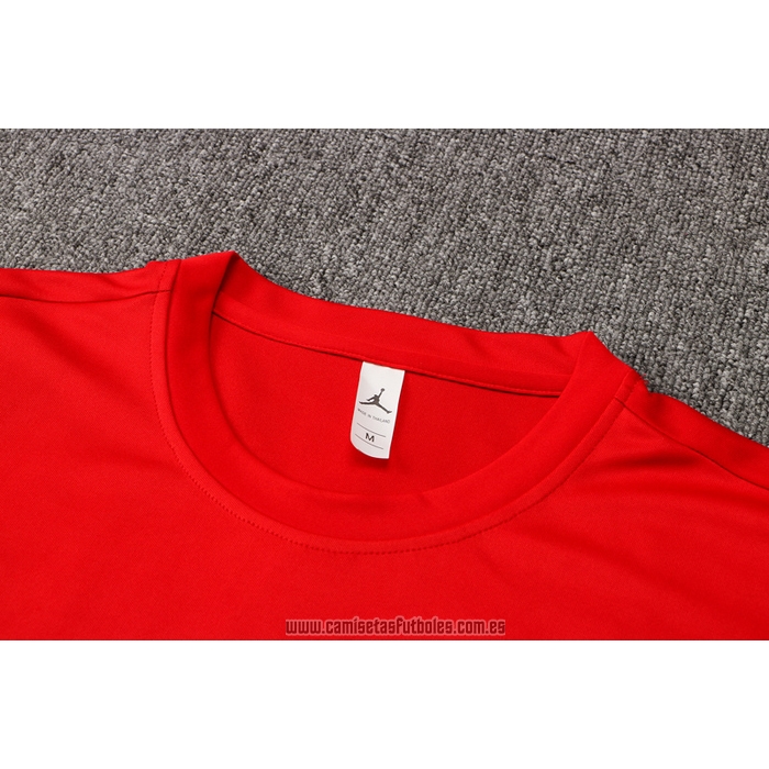 Chandal del Paris Saint-Germain Jordan Manga Corta 2021-2022 Rojo
